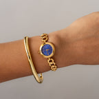 Vintage Seiko Ocean Round Gold Watch