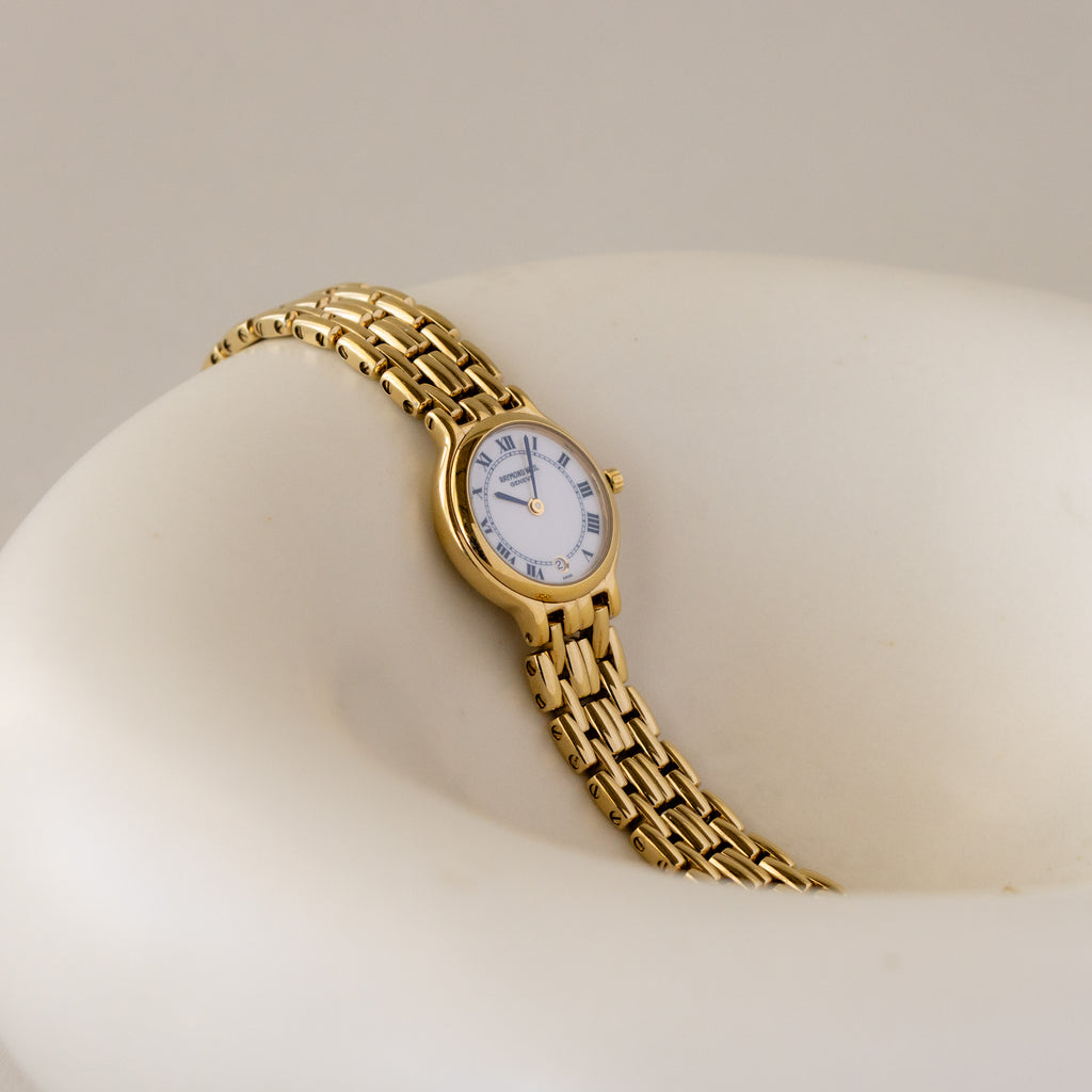 Vintage Raymond Weil Swiss Geneve Gold Watch
