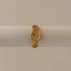 Vintage Seiko Round Filigree Gold Watch