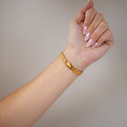 Vintage YSL Elongated Oval Gold Watch