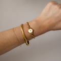 Vintage Seiko Ruby Rope Strap Gold Watch