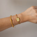 Vintage Seiko Skinny Knot Gold Watch