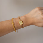 Vintage Seiko Skinny Knot Gold Watch