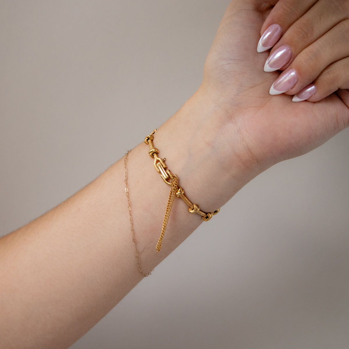 Vintage Seiko Skinny Knot Gold Watch