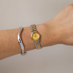 Vintage Royal Montres Round Two Tone Watch
