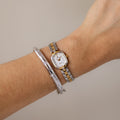 Vintage CYMA Swiss Hexagon Two Tone Watch
