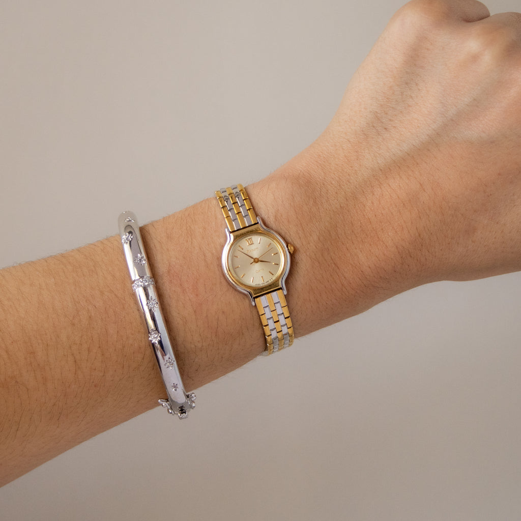 Vintage Plenary Round Two Tone Watch