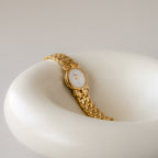 Vintage Claudio Round Gold Watch