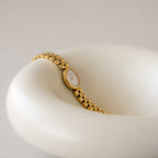 Vintage Marie Claire Oval Gold Watch