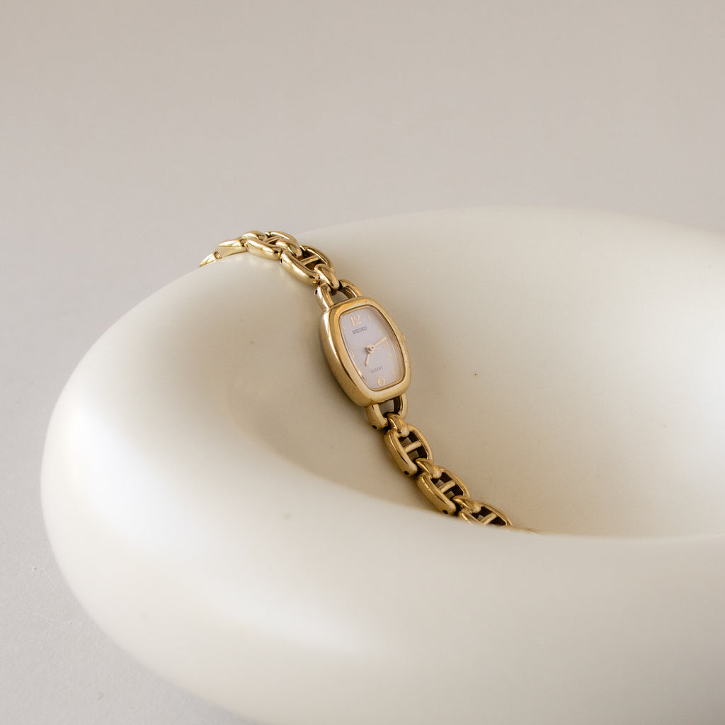 Vintage Seiko Mariner Chainlink Gold Watch