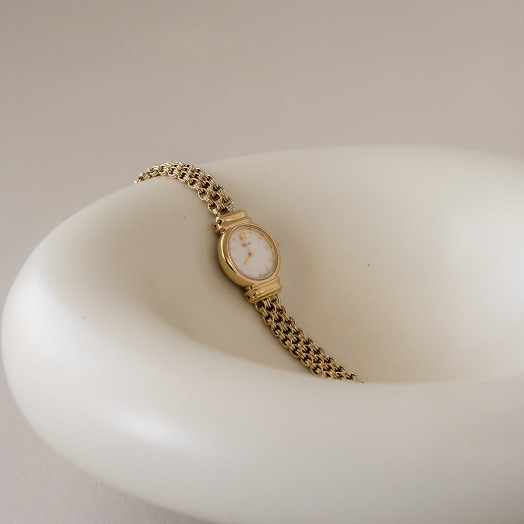 Vintage Citizen Elegance Chainlink Gold Watch