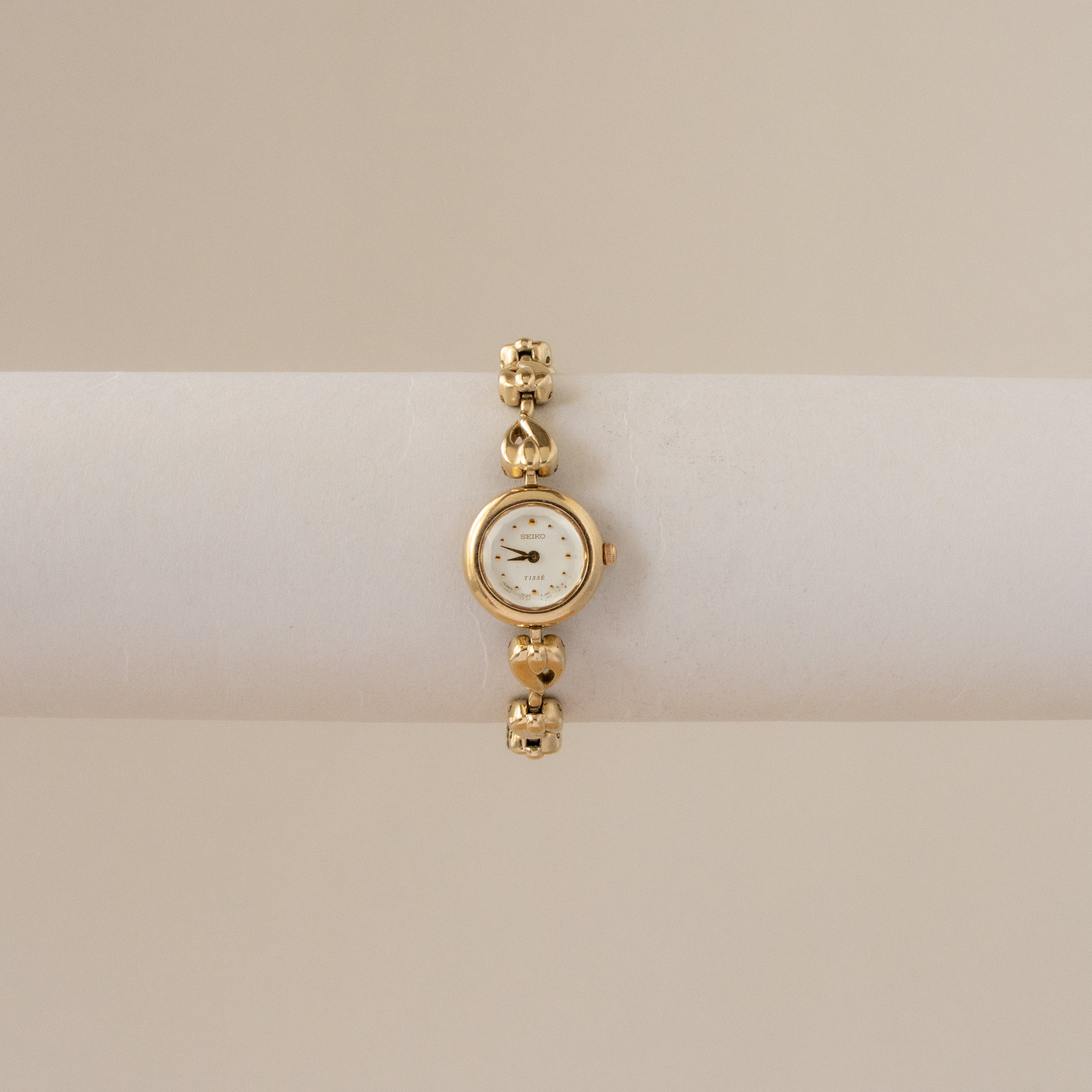 Vintage Seiko Raindrop Gold Watch