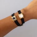 Vintage Mikimoto Pearl Wrap Around Gold Watch