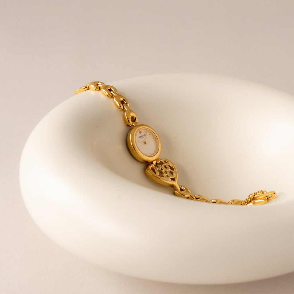 Vintage Michiko London Sweetheart Gold Watch