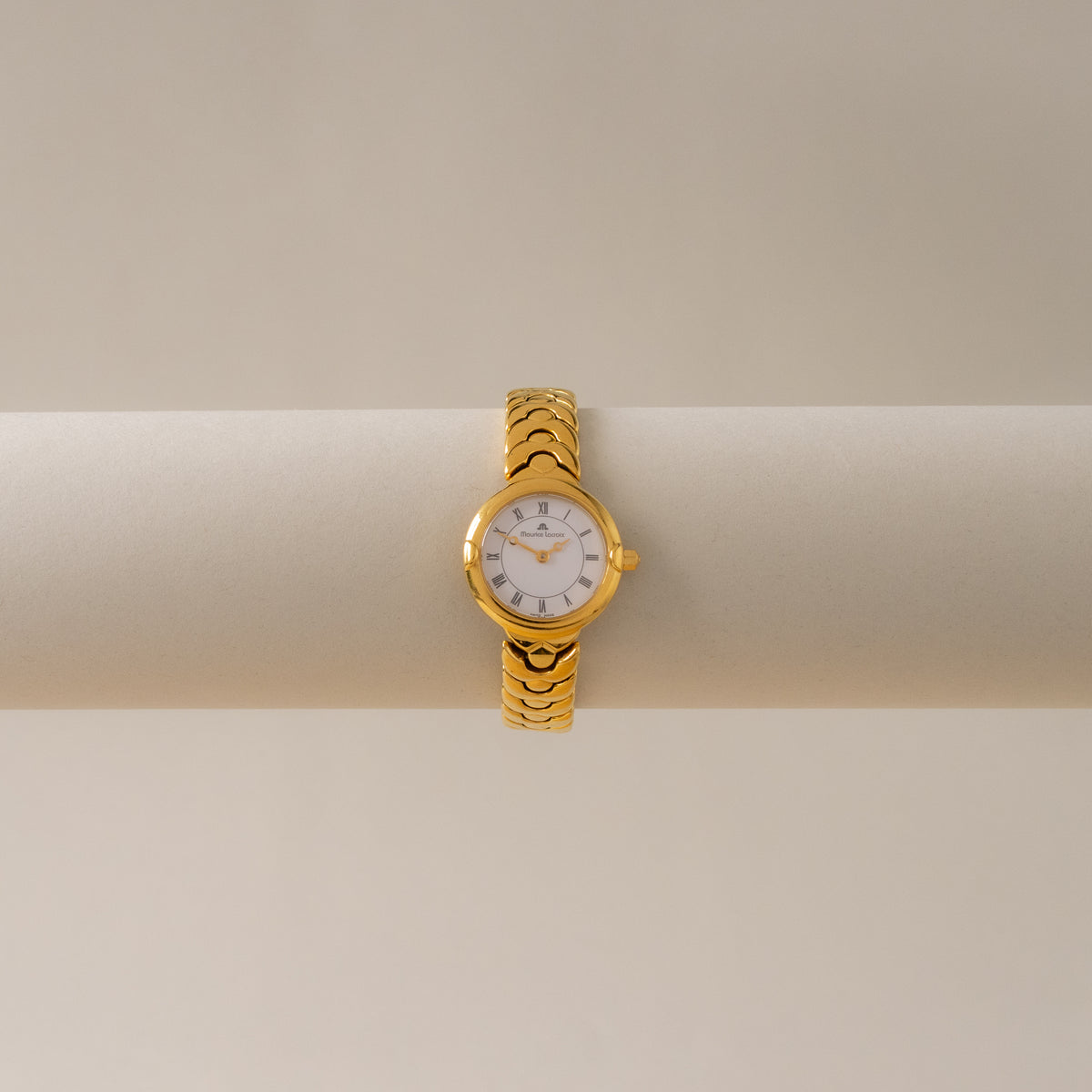 Vintage Maurice Lacroix Swiss Round Gold Watch