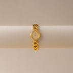 Vintage Seiko Marquise Hearts Gold Watch