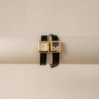 Vintage Mikimoto Pearl Wrap Around Gold Watch