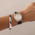 Vintage Christian Bernard Deco Dial Two Tone Watch