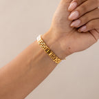 Vintage Norma Jeane Pearl Gold Watch