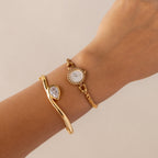 Vintage Dana Pave Ruby Gold Watch