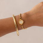 Vintage Dana Pave Rope Gold Watch