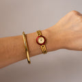 Vintage Vogele Swiss Dainty Bezel Gold Watch