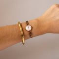 Vintage Sila Rope Chainlink Rose Gold Watch