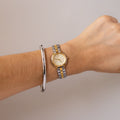 Vintage Seiko Champagne Dial Two Tone Watch