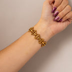 Vintage Gucci Swiss Horsebit Link Gold Watch