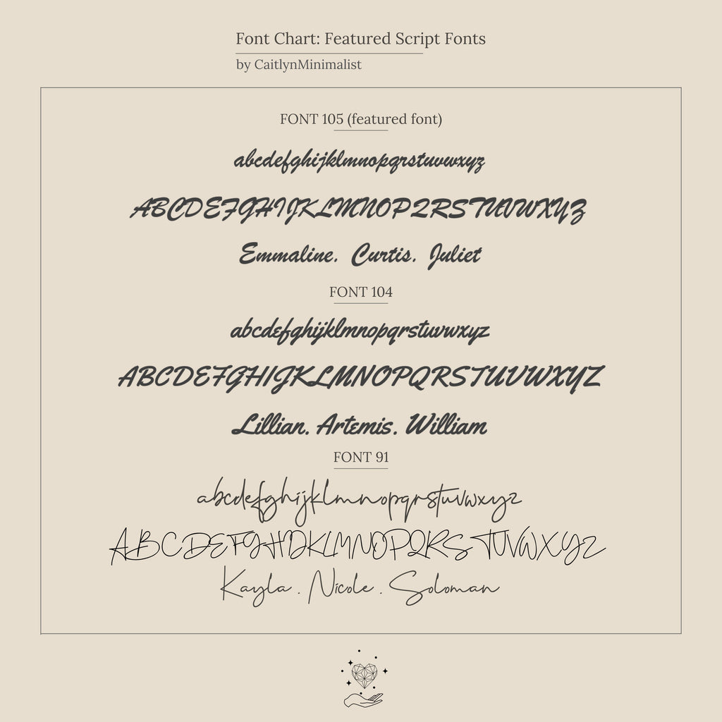 Collar con nombre natural en cadena tipo caja