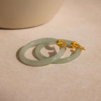 Large Jade Hoops-Earrings-Caitlyn Minimalist