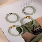 Large Jade Hoops-Earrings-Caitlyn Minimalist
