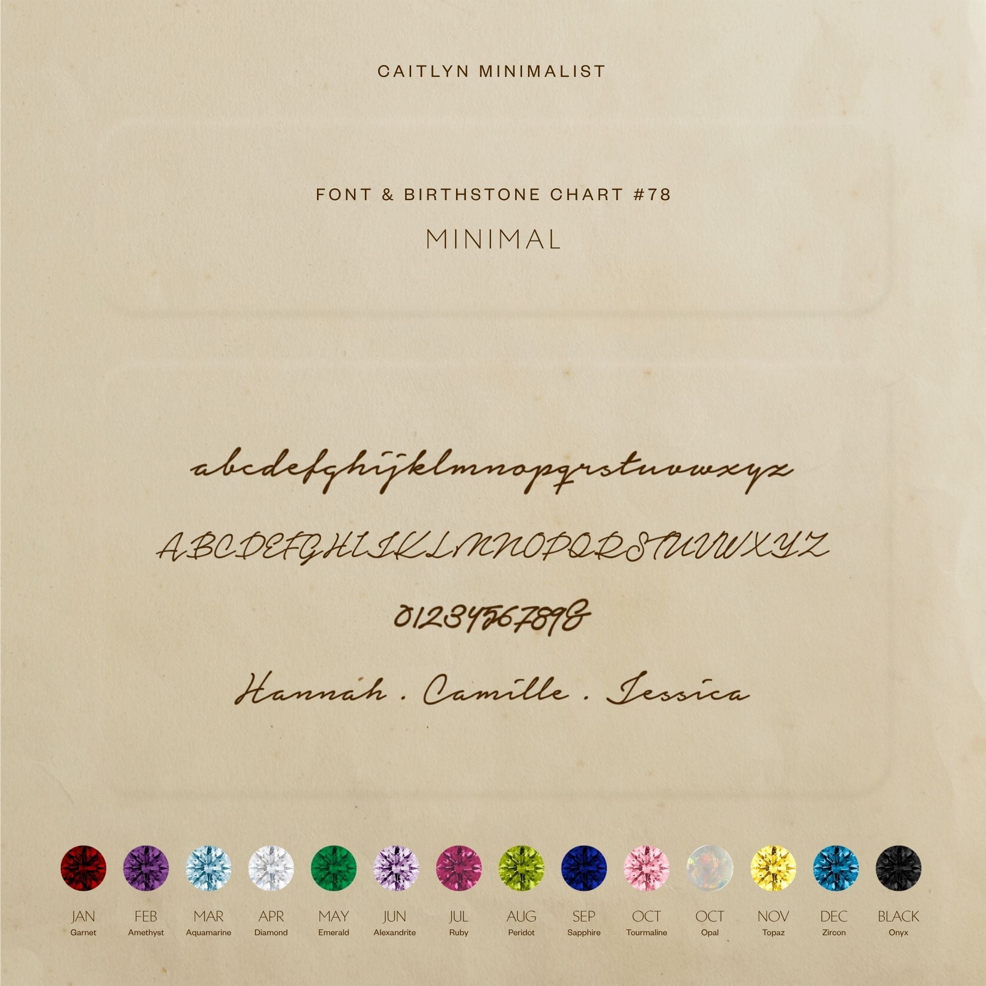 Bague avec pierre de naissance initiale Venise