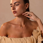 Marquise Diamond Cross Necklace