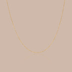 Solid Gold Layering Chain Necklace