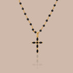 Midnight Cross Necklace