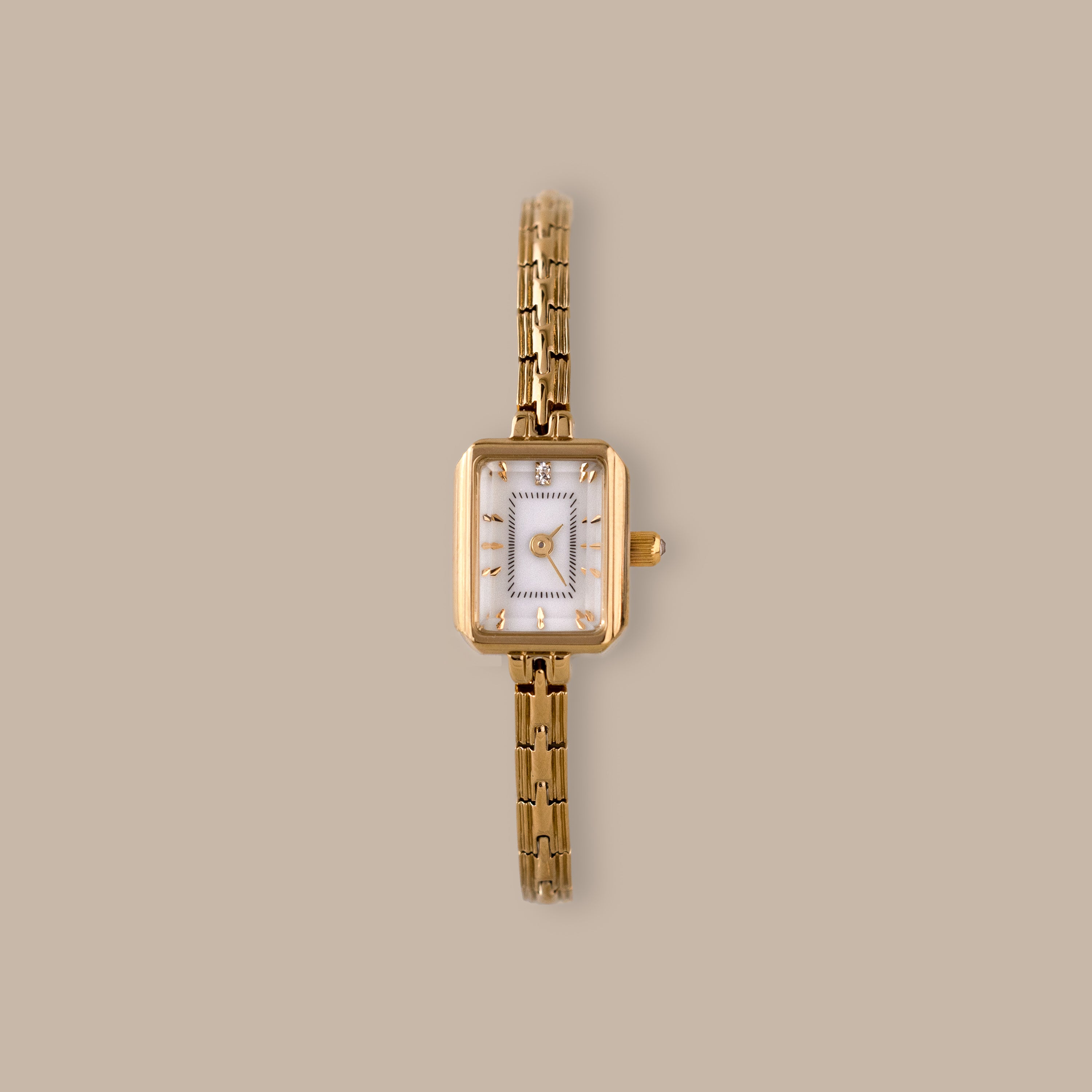Divine Rectangular Link Timepiece