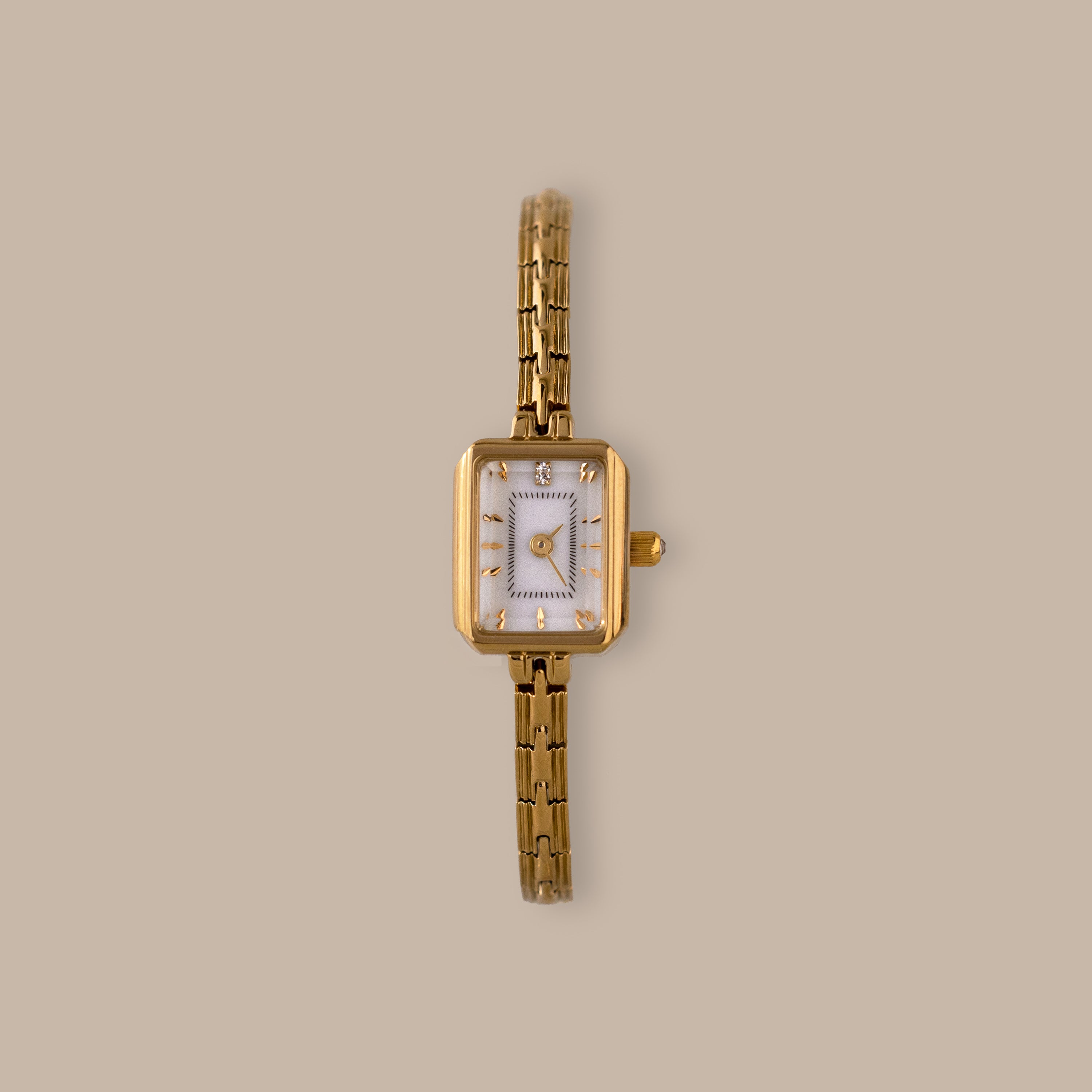 Divine Rectangular Link Timepiece