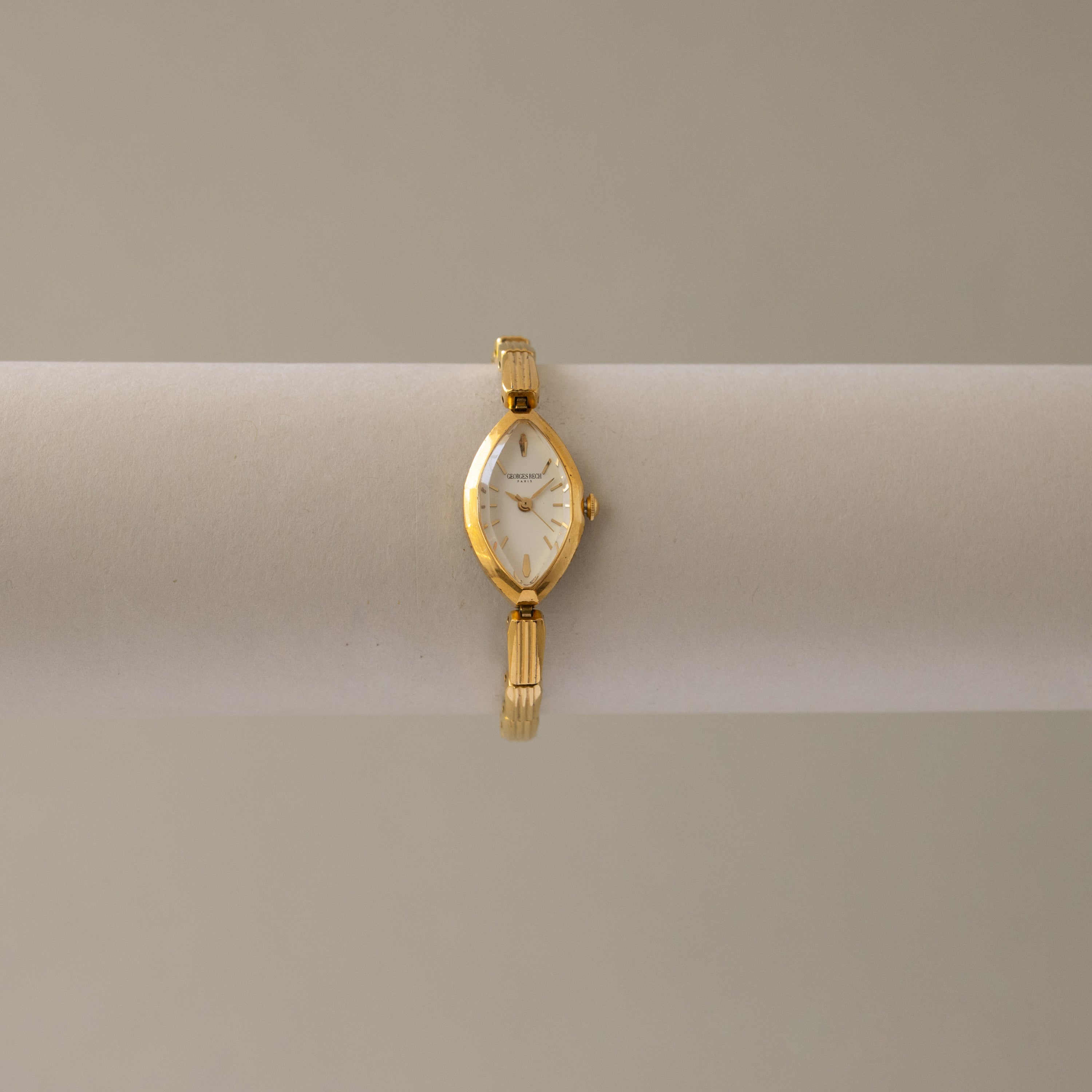 Vintage Georges Rech Oval Gold Watch