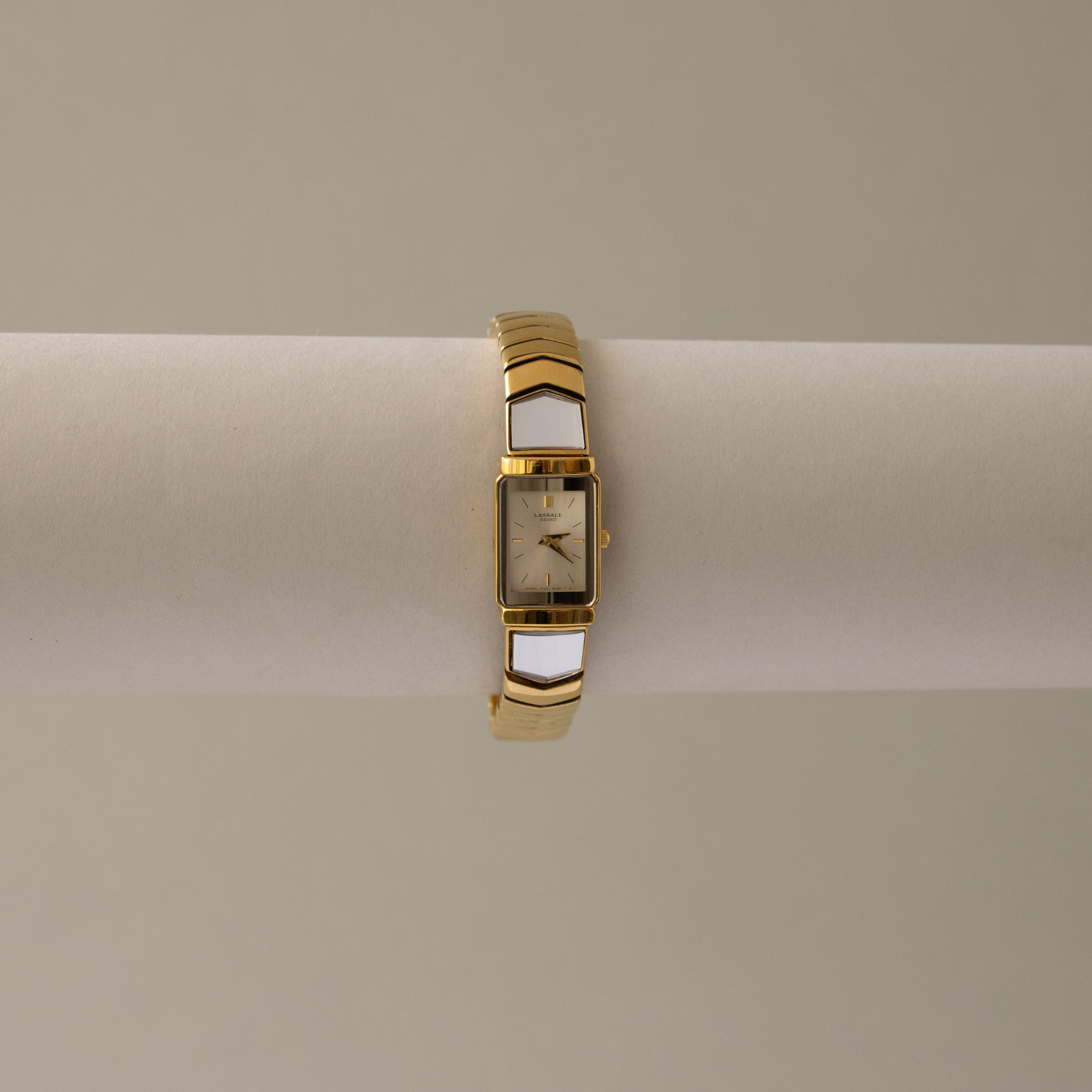 Vintage Seiko Mirror Link Two Tone Watch