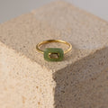 Legacy Jade Baguette Diamond Ring