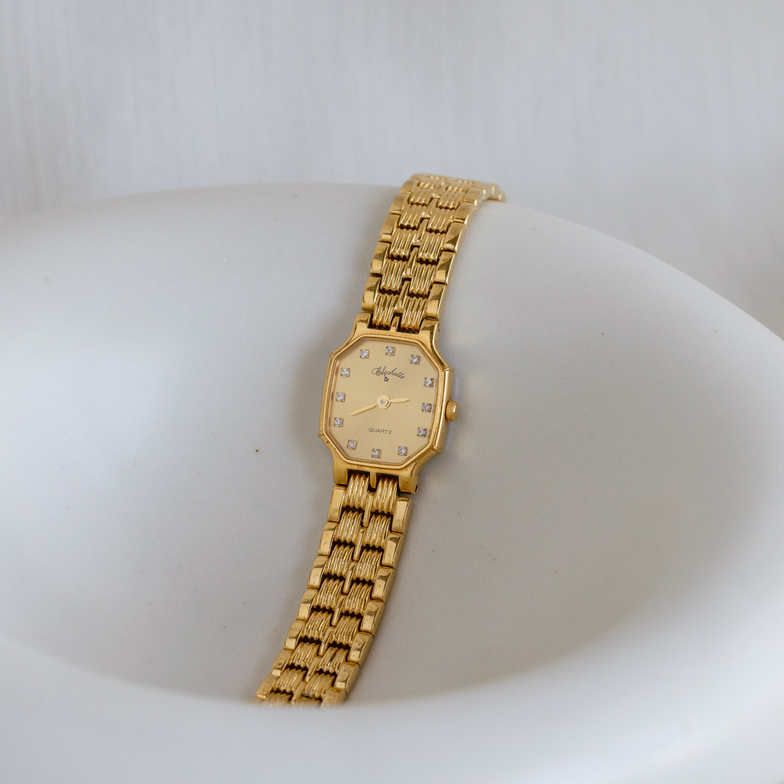 Rare Vintage Blochette Slim Gold Watch