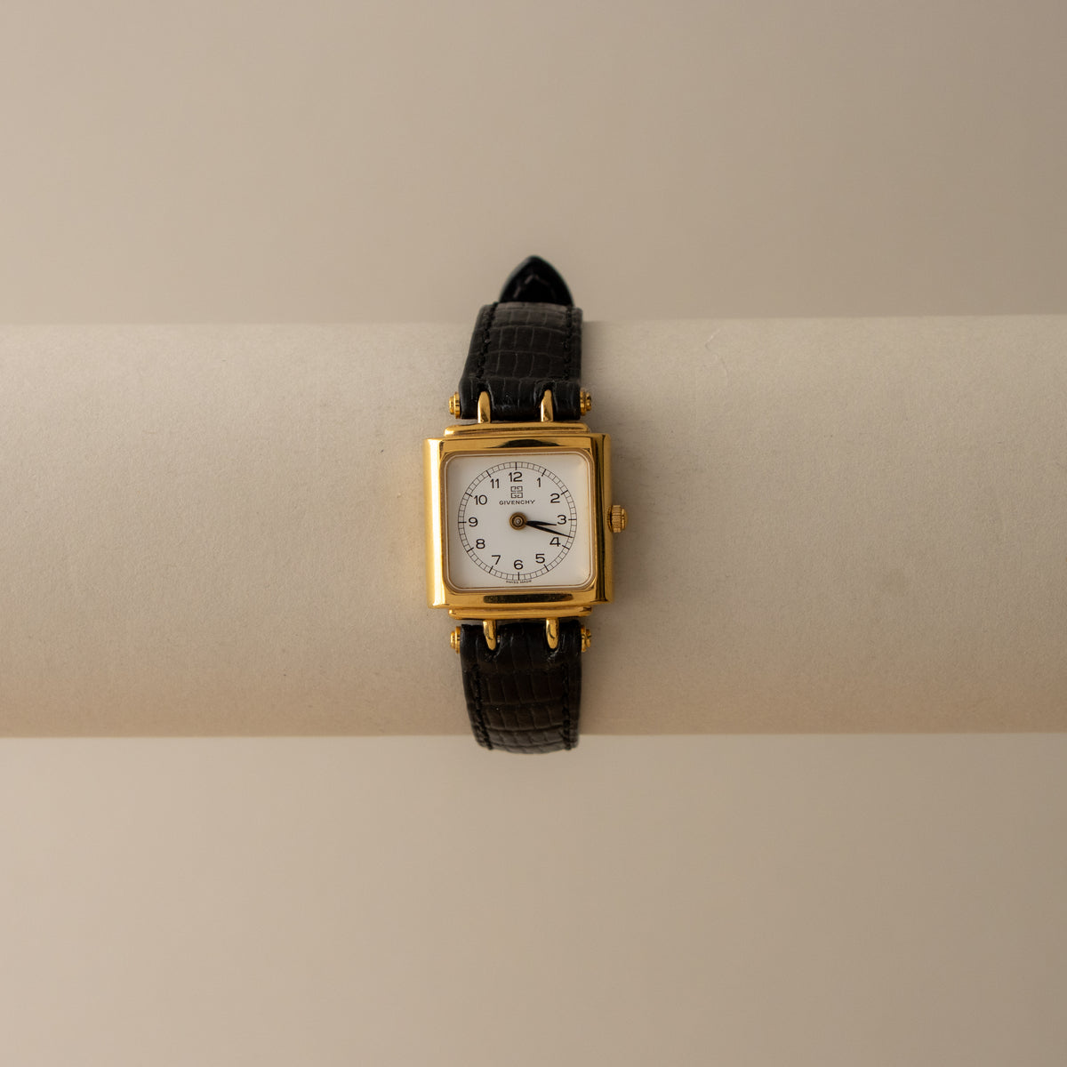 Givenchy Black and Gold Classic Watch Vintage 1990s Gold-Plated Ladies main image 2