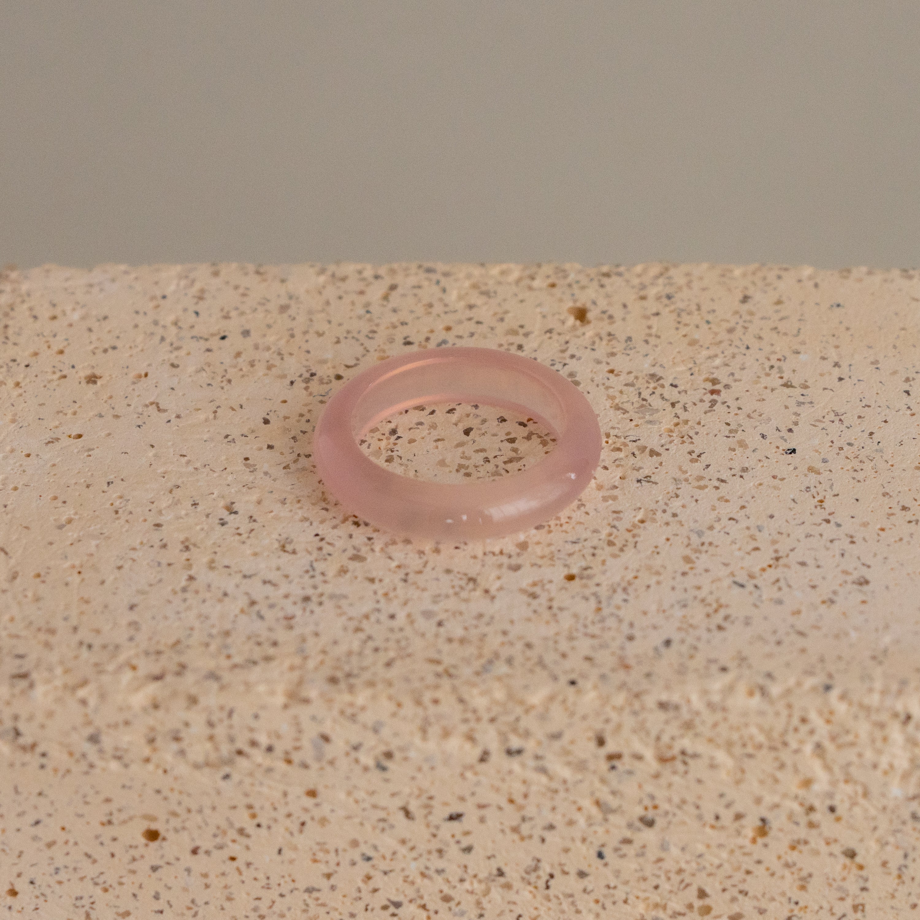 Rosé Jade Ring