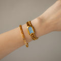 Rare Vintage Westar Ocean Pearl Gold Watch