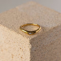 Diamond Marquise Curve Ring