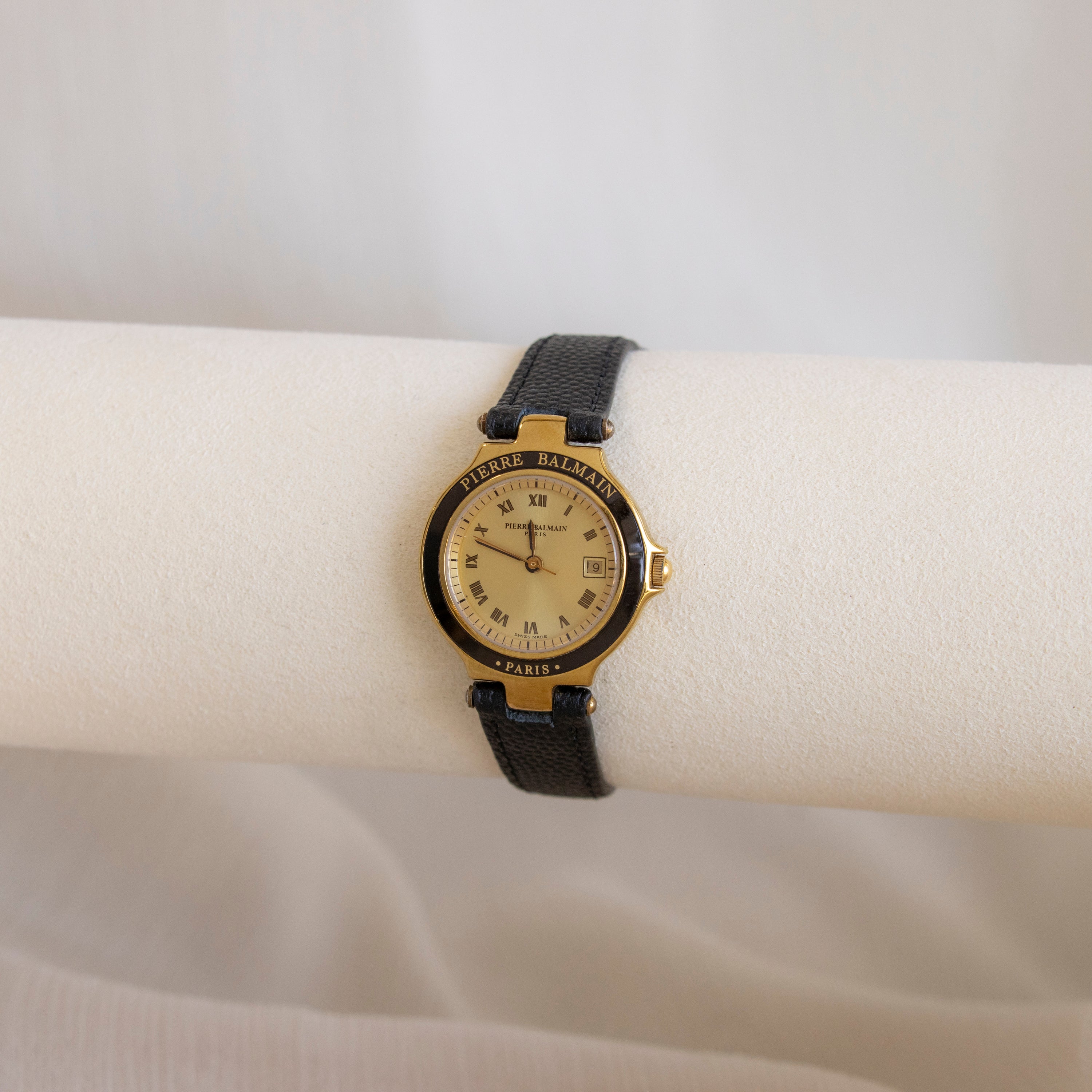 Vintage Pierre Balmain Swiss Gold Watch