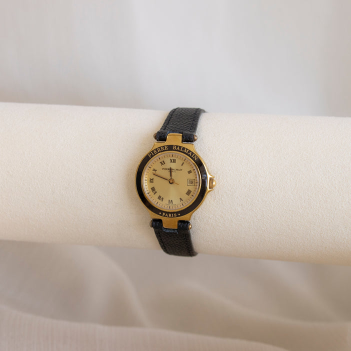 Vintage Pierre Balmain Swiss Gold Watch