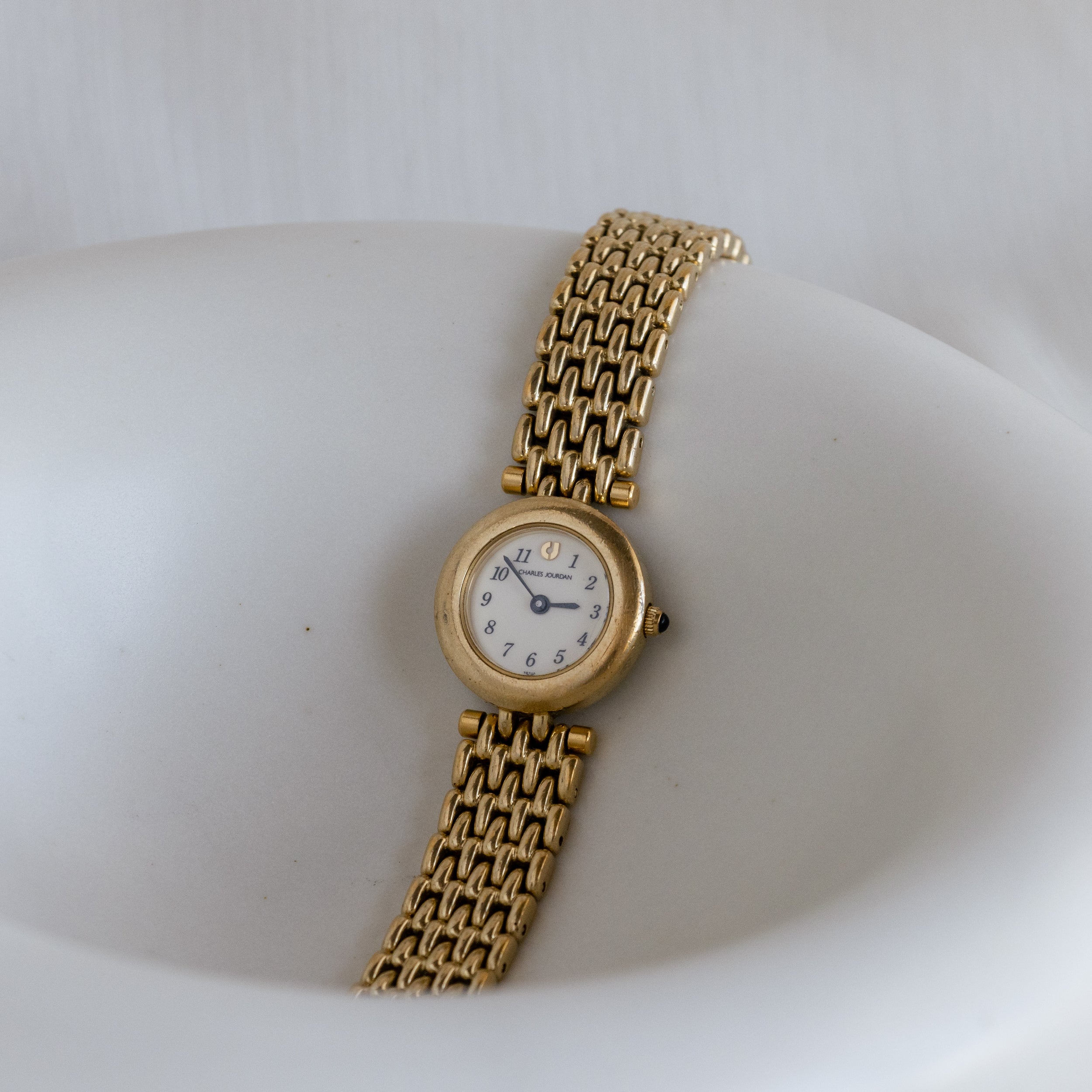 Vintage Charles Jourdan Round Gold Watch