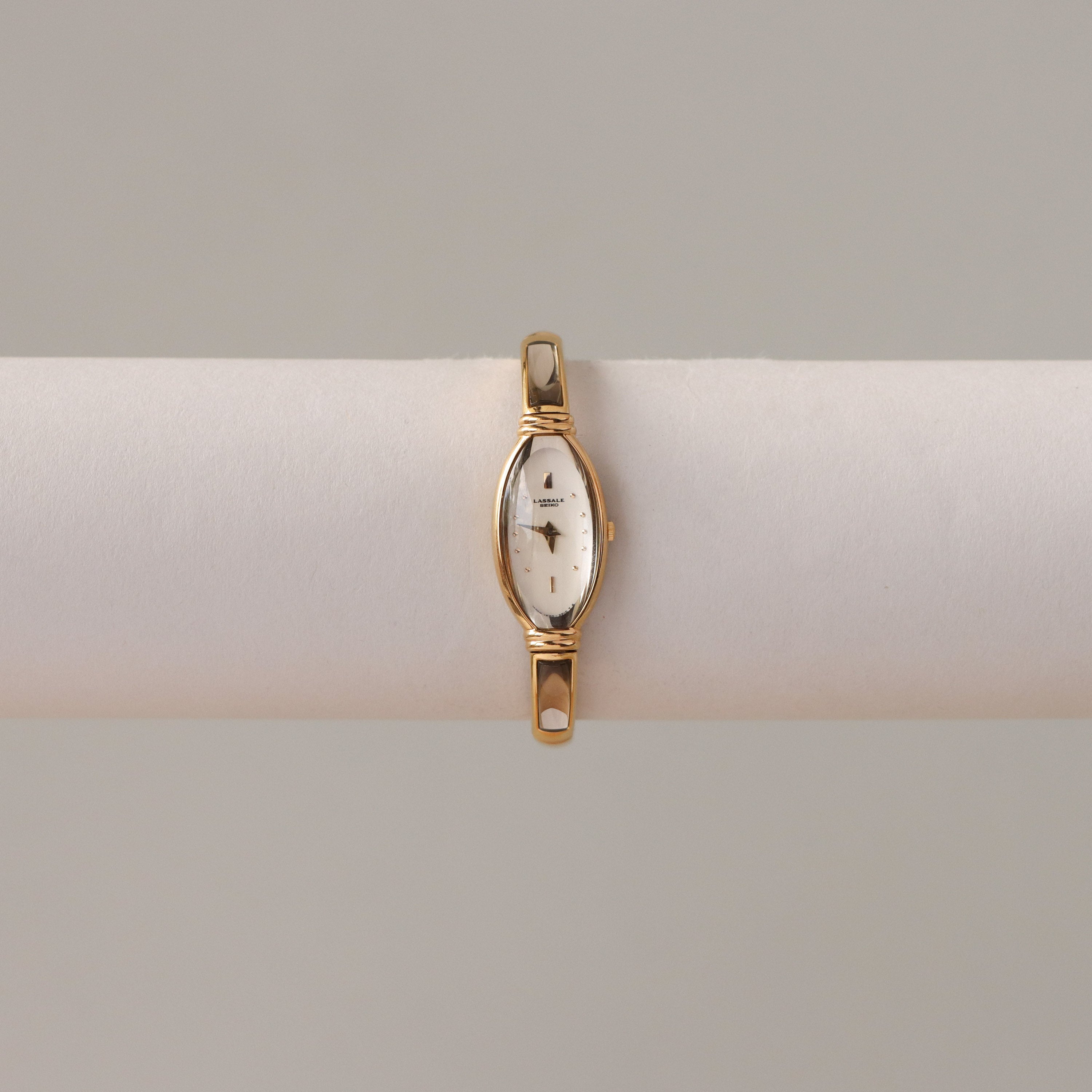 Vintage Seiko Oval Mirror Two Tone Watch